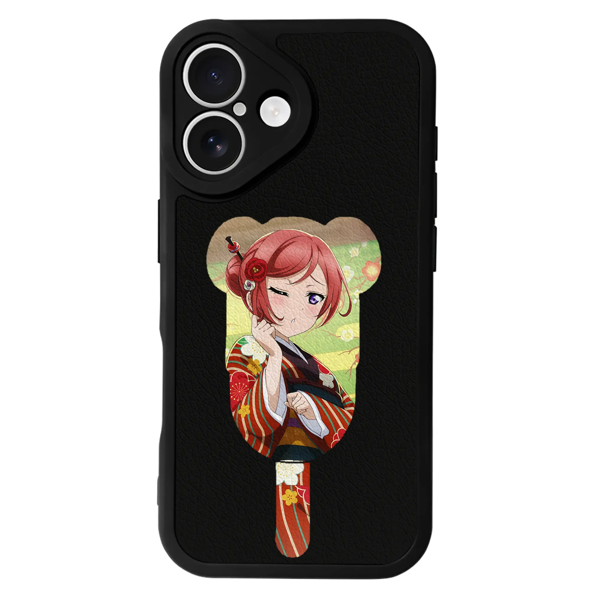 Love Live! グッズ,西木野真姫 - IPhone 16シリーズ対応 ・ シリコンスマホケース ・ レザー調 ・ 高精度フィット ・ 耐衝撃 ・ ワイヤレス充電対応 ・ 精密カット